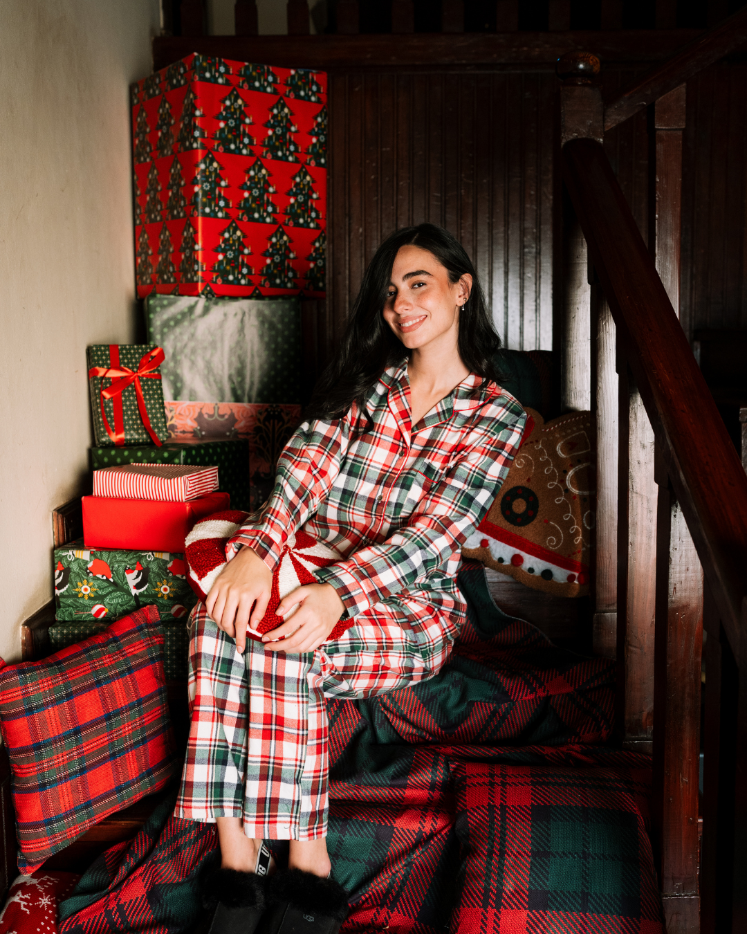 Santa's Favorite Classic Button up Pajama