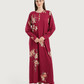 Women's Long Printed Nightshirt with Long Sleeves