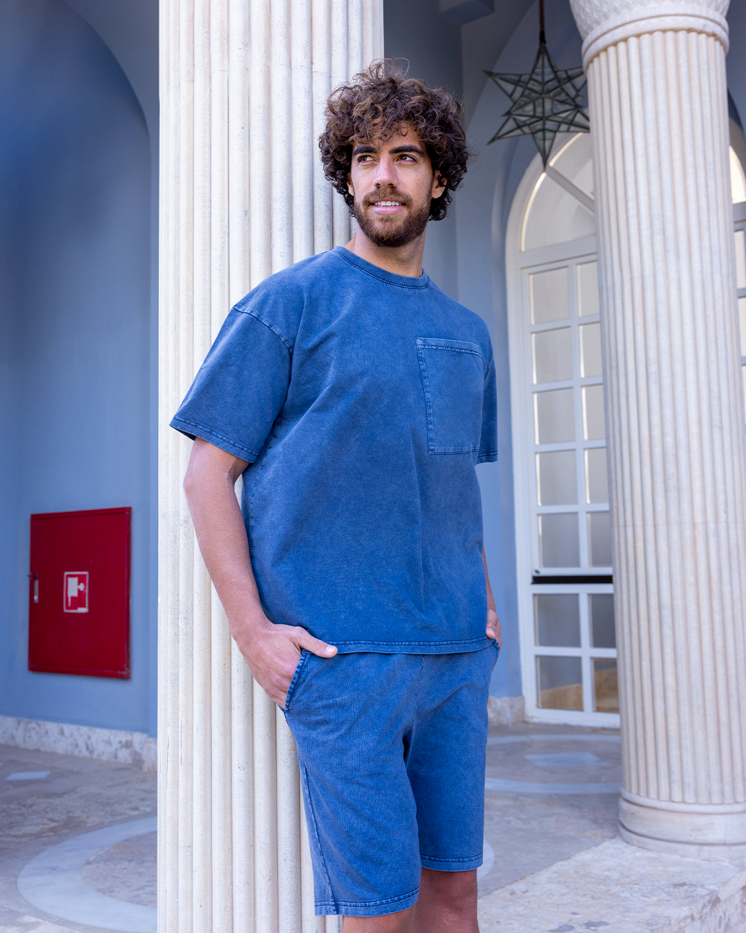 طقم شورت سمر ميلتون نص كم و جيب كبير