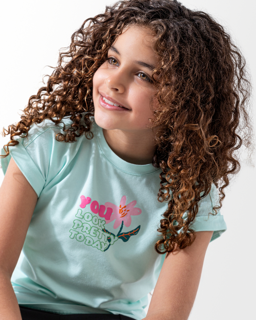 You look pretty today بيجاما بناتي