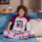 Family checkers بيجاما اولادي نص كم و بنطلون قطن
