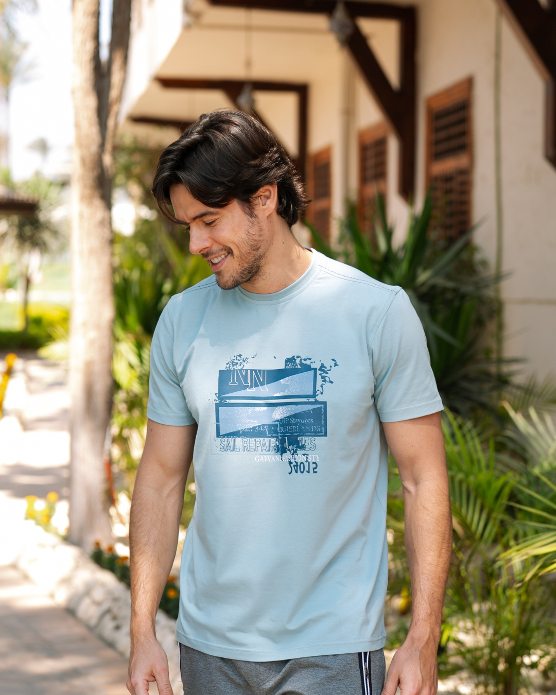 NN pajamas Men's text how much and shorts