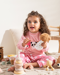 Best Friends Baby Girls Soft Velvet Pajamas