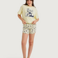Penguin Girls' Oversized Pajamas and Hot Shorts