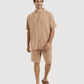 Men's linen set in multiple colors