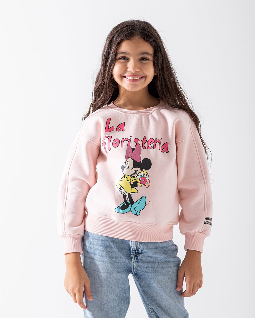 MARVY Minnie La Floristeria Sweatshirt Rose
