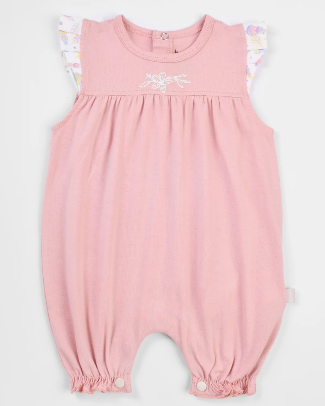 Sweet girl printed girls' jumpsuit