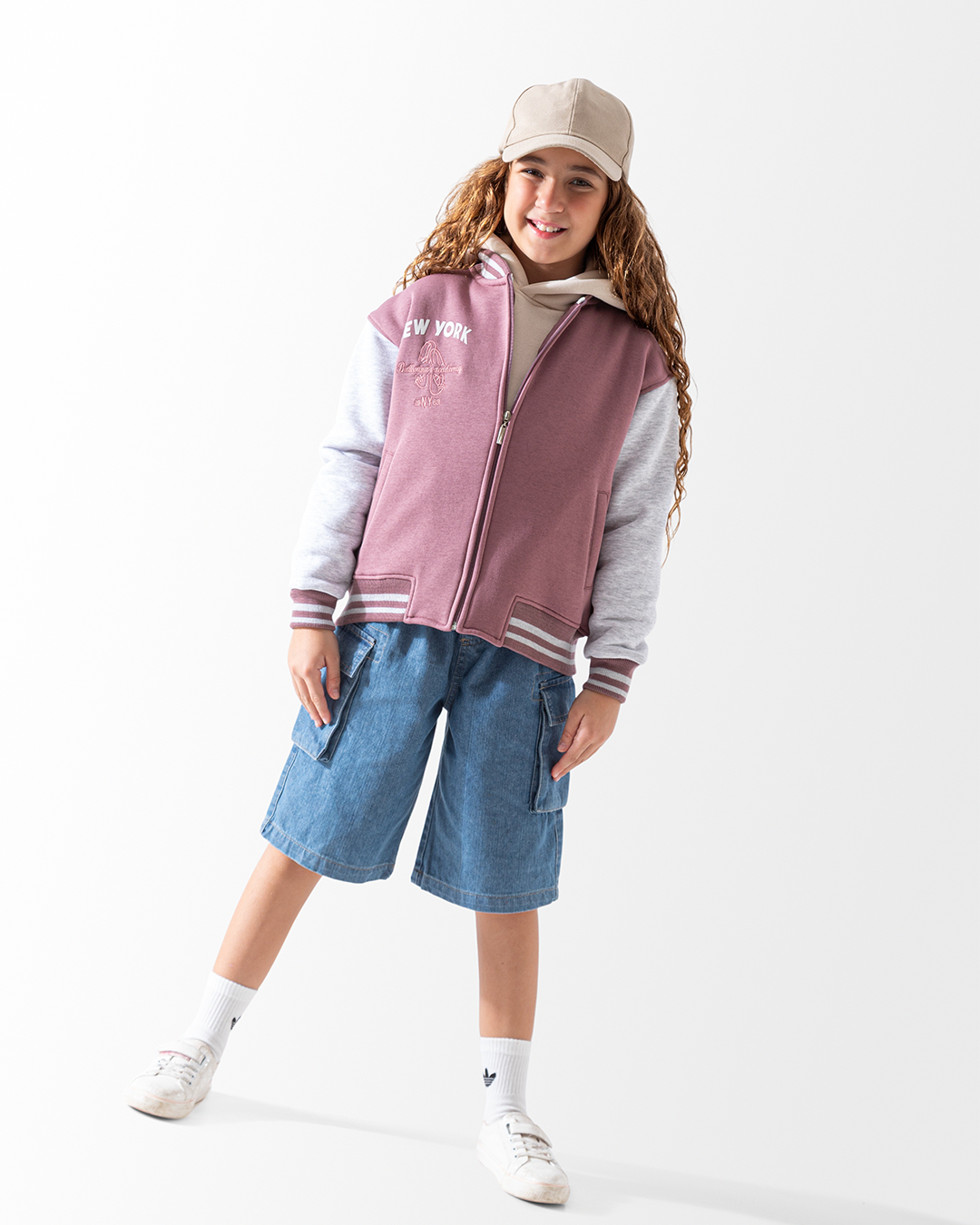 NEW YORK جاكيت بيسبول فيونكه كاشمير 614