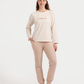 women's pajama set with short sleeves and pants