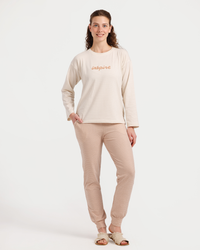 women's pajama set with short sleeves and pants