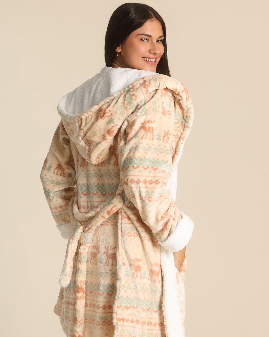 Nordic vibes women robe