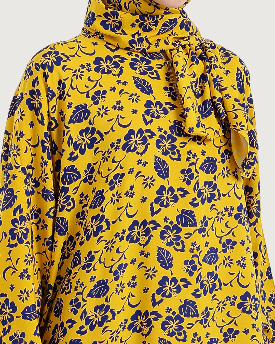 Printed Viscose Abaya 12