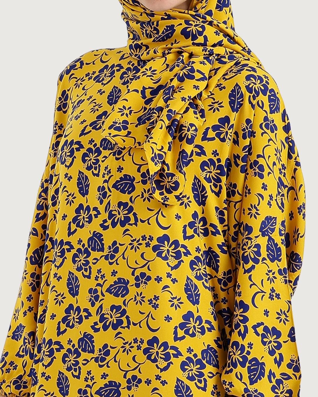 Printed Viscose Abaya 12