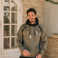 MY VILLAGE Men's hooded pajamas with pockets and chest print