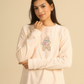 Polka Dots Women pajama in Nude