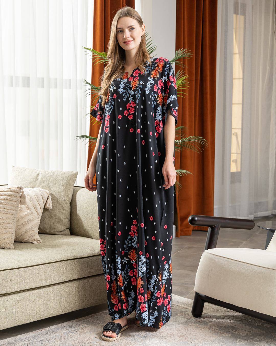 قميص فسكوز نص كم 108