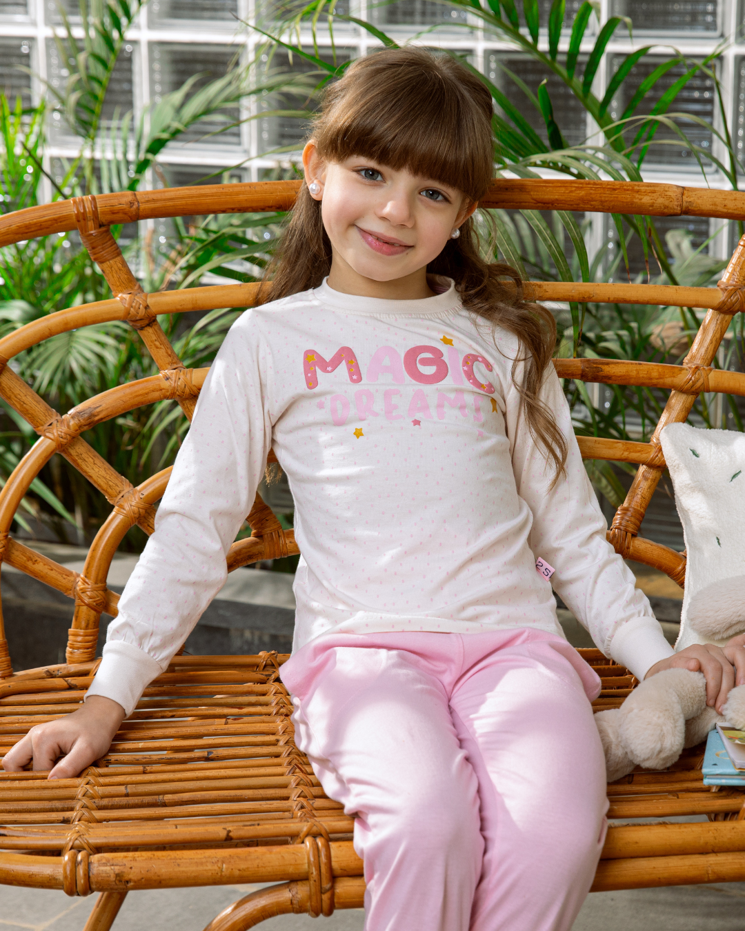 Magic Dreams بيجاما بناتي كُم طويل