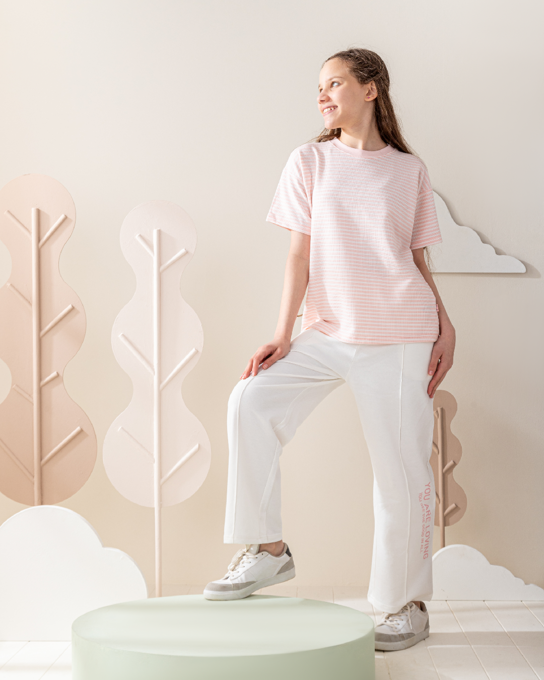 pajamas half sleeves and pants Summer melton