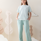 pajamas half sleeves and pants Summer melton