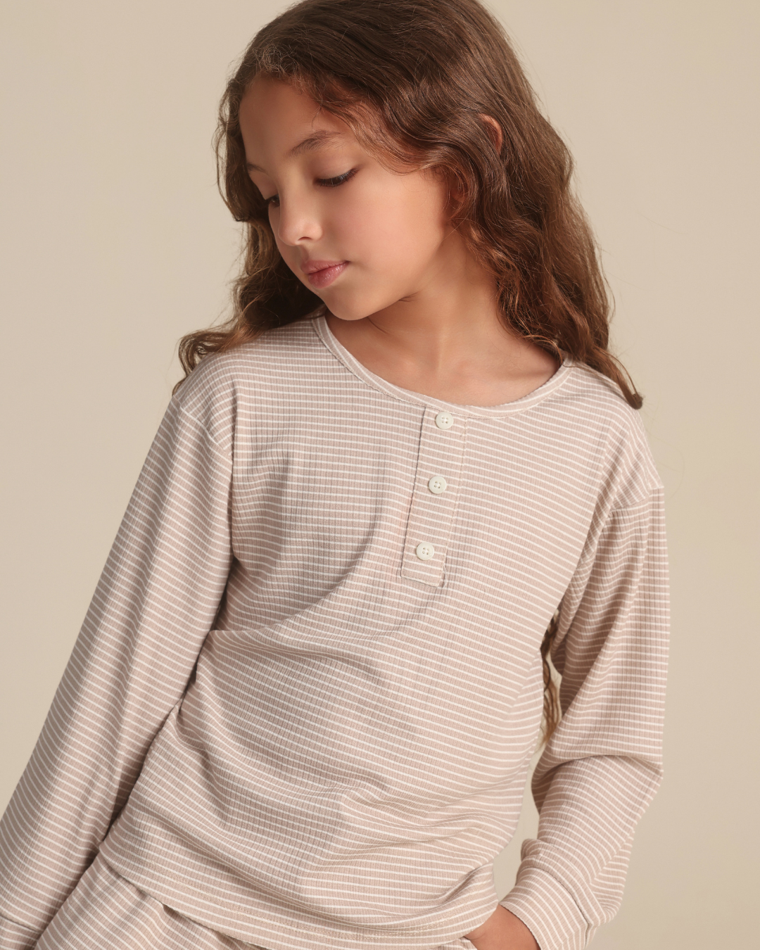 Micro stripes Kids girls pajama