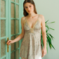 Butterfly Lingerie Satin Nightgown