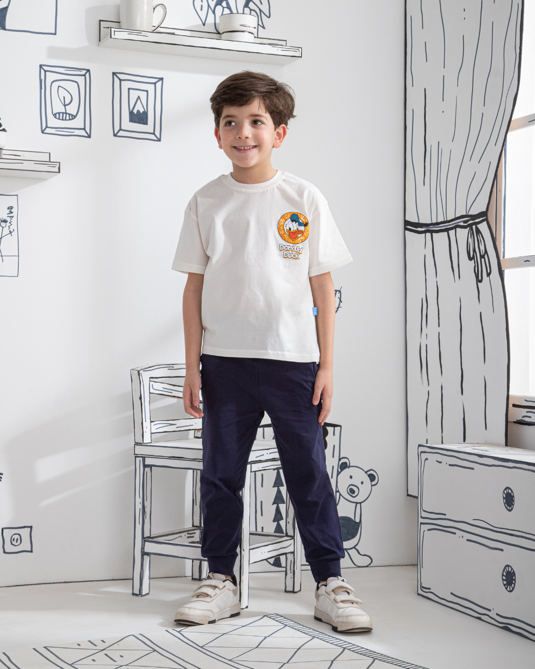 Donald Duck بيجاما أولادي نُص كُم