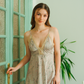 Butterfly Lingerie Satin Nightgown