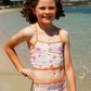 Girls' Two-Piece Seashell Swimsuit