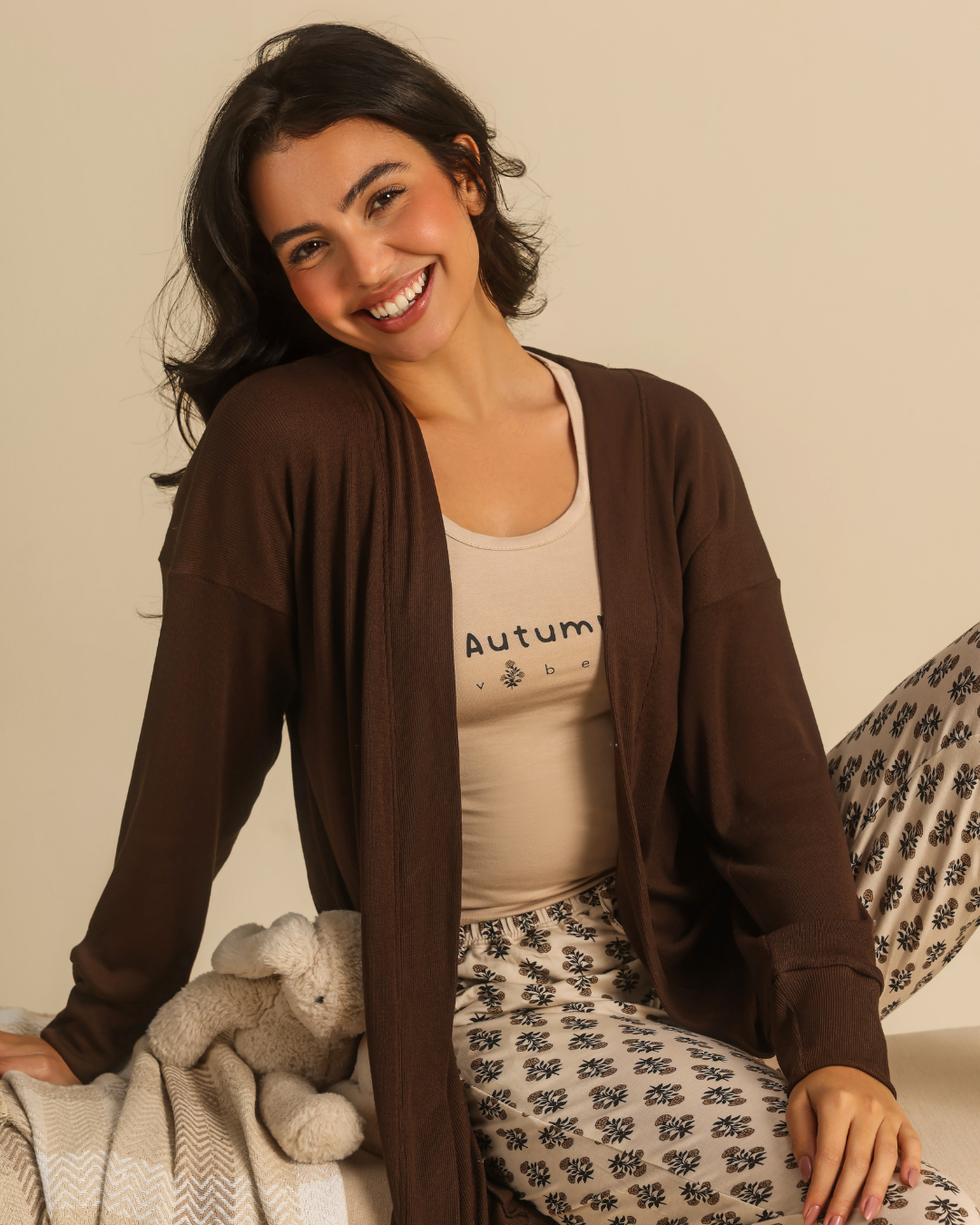 It's Autumn Vibes in 3 pcs Women Pajama