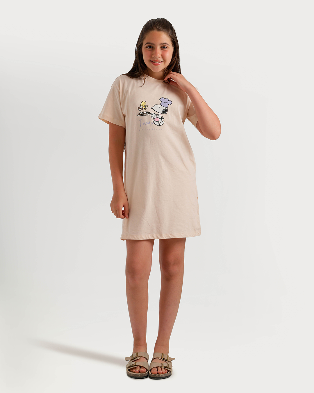 Girls' nightshirt Snoopy biscuit