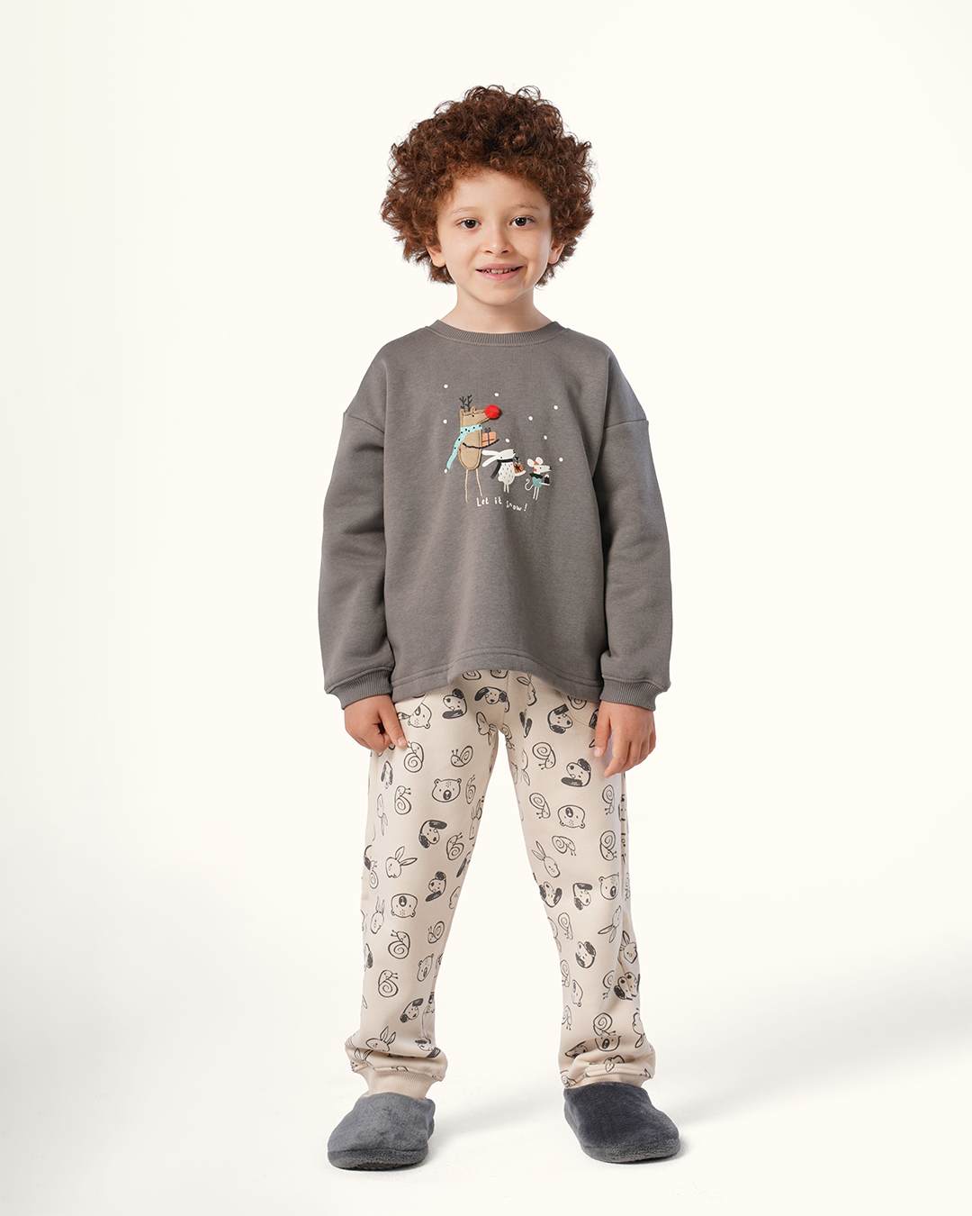 بيجاما حيوانات غابة الشتاء