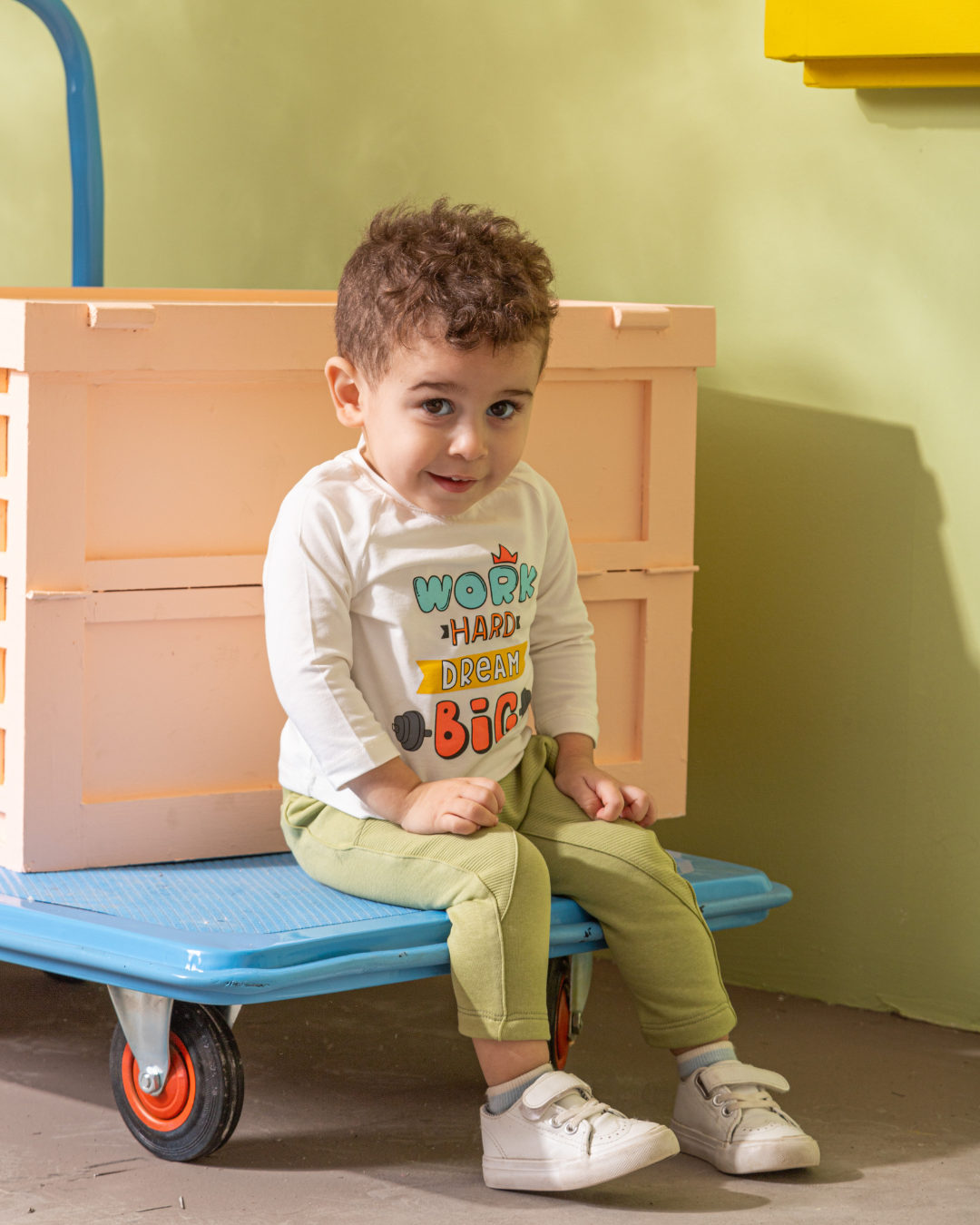 Work Hard NB بيجامه اولادي بيبي