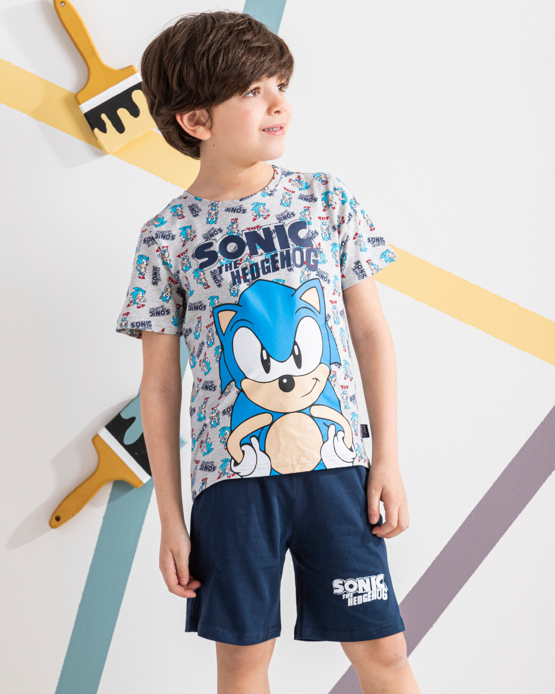 SONIC boys pajamas shorts