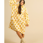 Enjoy Warmth in Big Yellow Flowers Wearable Blanket 