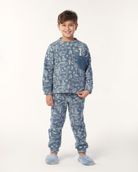 Little Dinosaur Fleece Pajamas