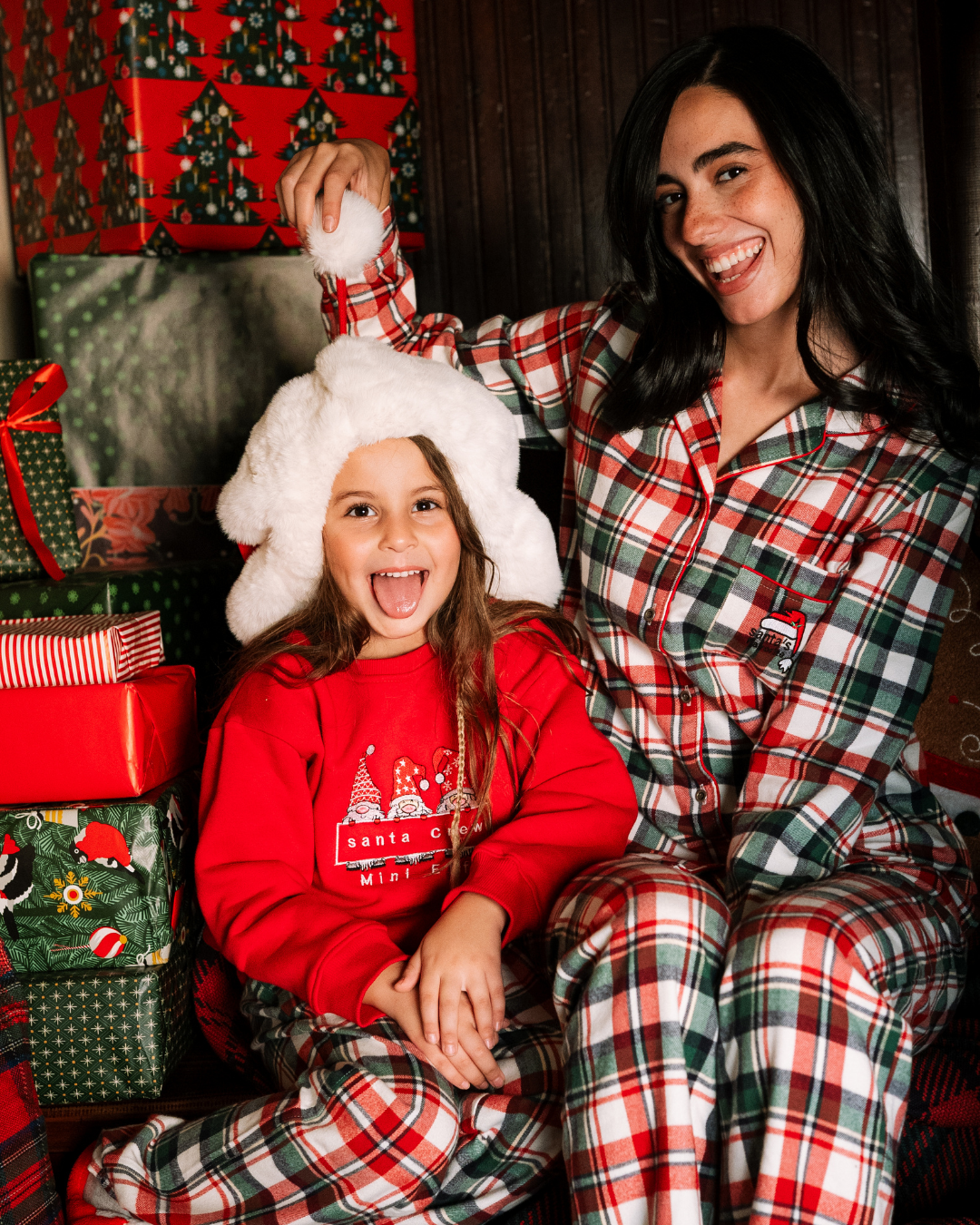 Santa's Favorite Classic Button up Pajama