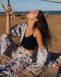 Colorful Summer Women's Jacket Set