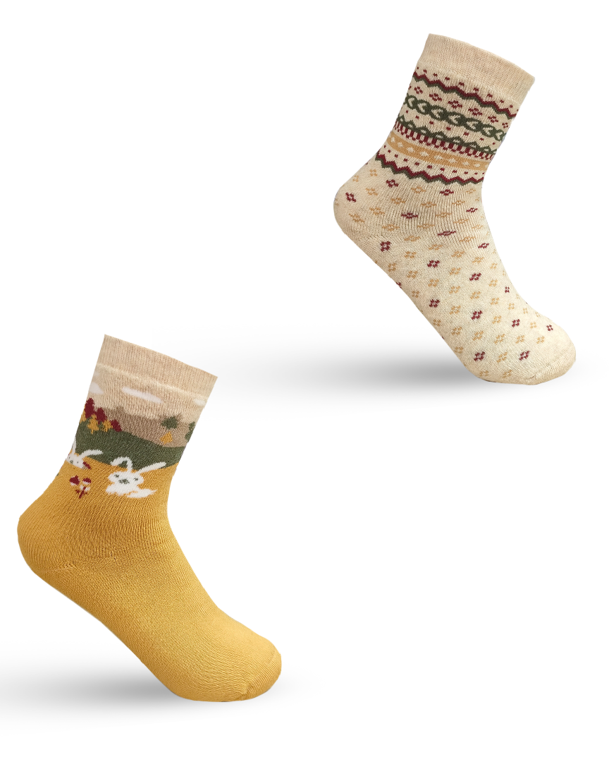 cosmo شراب اطفالي باك 2 ساق فوطه كامله منقوش