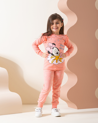 Girls Minnie Mouse printed pajamas