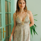 Butterfly Lingerie Satin Nightgown