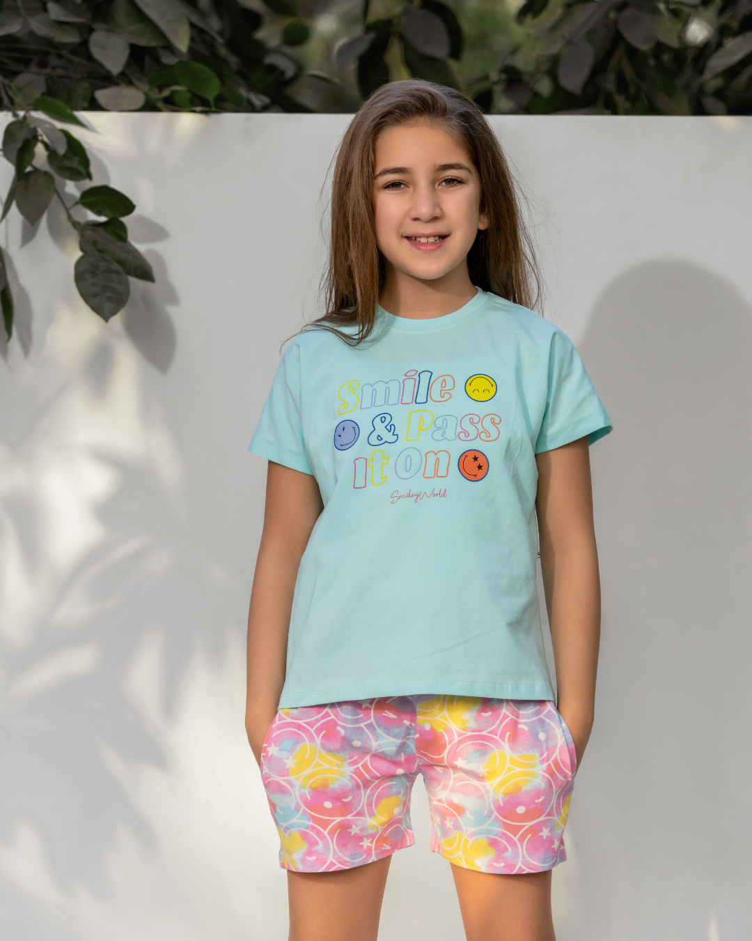 Smile & Pass Girls' Pajama Shorts
