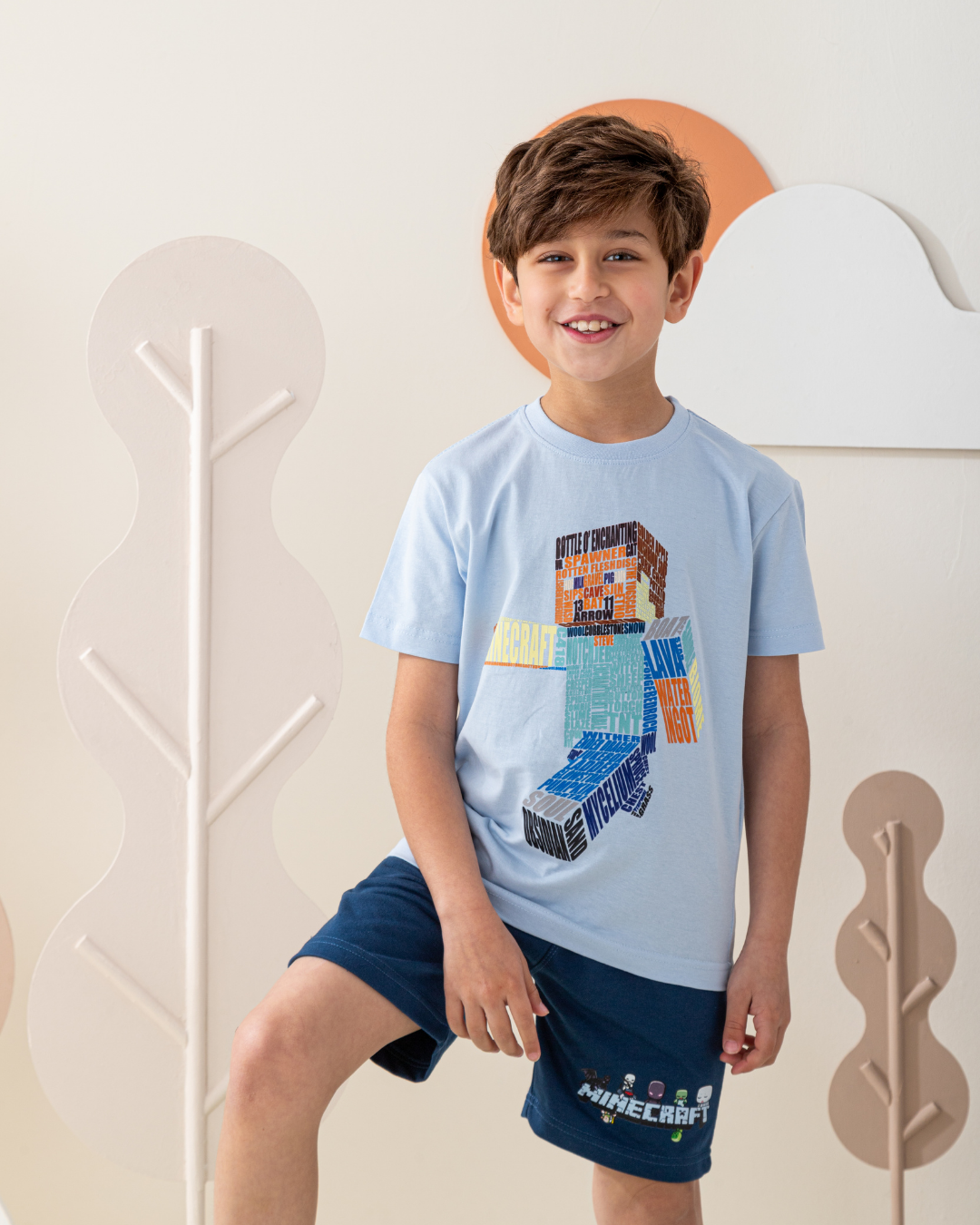 Mine craft بيجاما أولادي