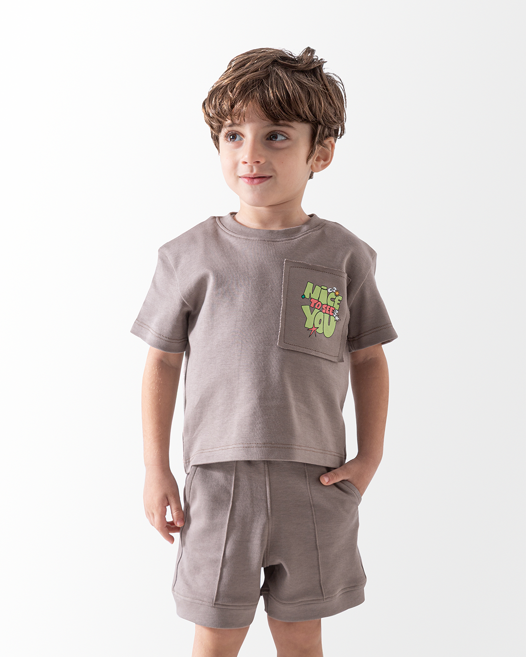 Boys' Baby Set Happy to See You