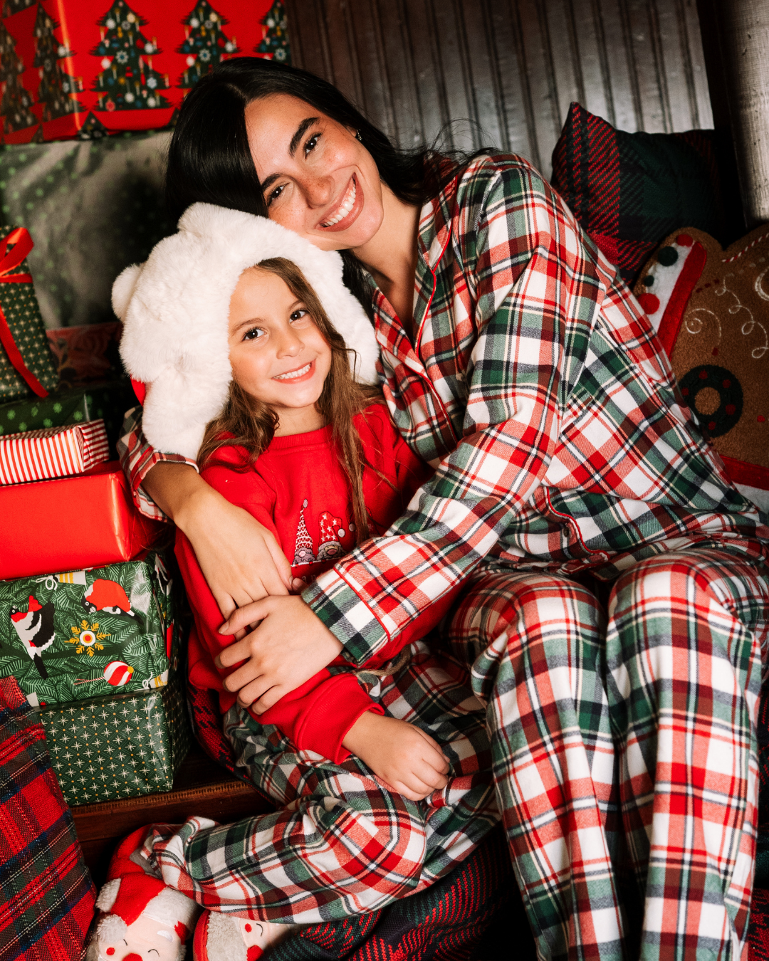 Santa Crew Mini Elf  Pajamas