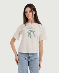 Tropical cotton T-shirt