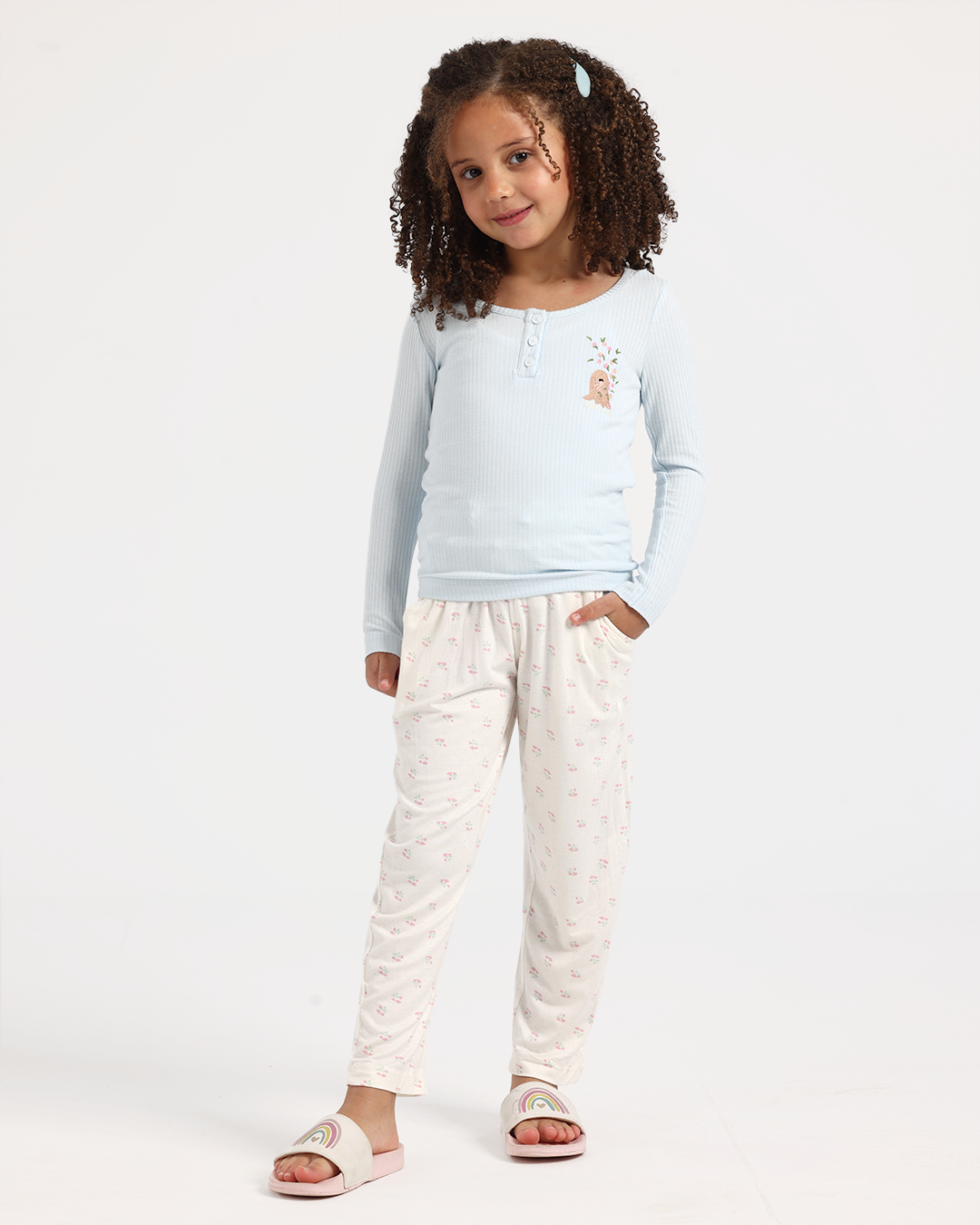 بيجاما أطفال بناتى كائنات الربيع