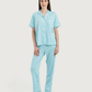 Women's half-sleeved pajama with pants