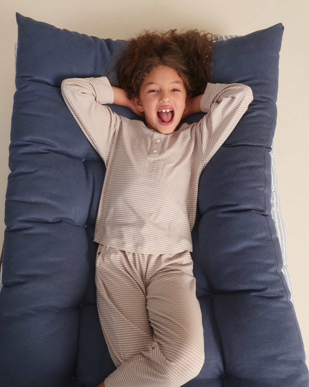 Micro stripes Kids girls pajama