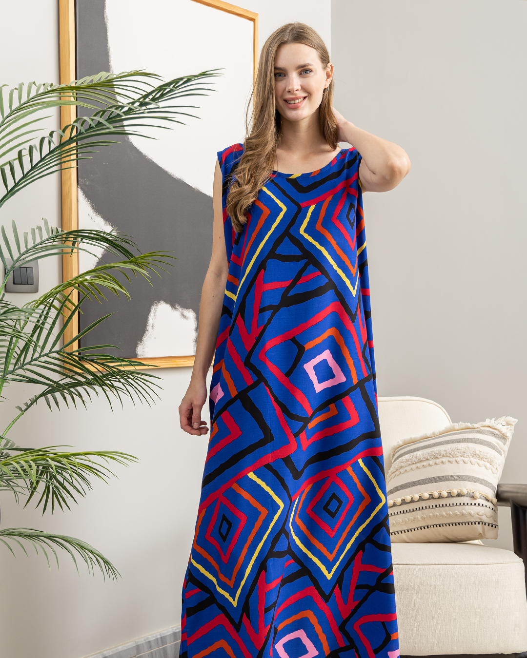 قميص فسكوز كت طويل 26