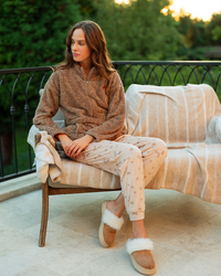 بيجاما بنطلون قطيفه موسم دافئ